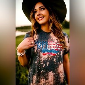 Freedom Bleached Tee